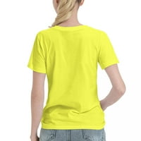 Ženska majica kratkih rukava 150g žuta