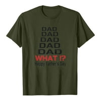 Dnevna majica za očevu majicu za žene Ljetno slovo tiskanje poklon za Fahter tata Koji su sretni očevi