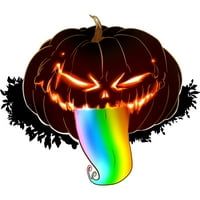 Monster Face Halloween Tee Muns White - Dizajn od strane ljudi 2xl