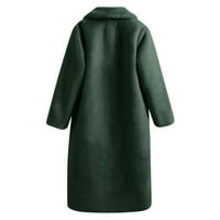 Zima visokokvalitetna ženska moda plus veličine kaput dugački jaknski kaput dame topla kaputa za nadogradnju