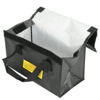 LIPO zaštitna torba za bateriju, plamen retardan vlakno crno li-po sigurnim torbama otporno na toplinu za RC zrakoplovne baterije za pohranu lipo-a