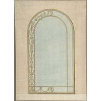 John Yenn Black Ornate uokviren dvostruki matted muzej umjetnosti pod nazivom: Dizajn za ogledalo sa