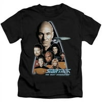 Trevco Star Trek - Sljedeća generacija - maloljetnika kratkih rukava 18- TEE - crna - mala 4