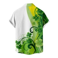Muške havajske košulje tiskane gumb niz kratki rukav ležernog comfy ljetna bluza za plažu Tee