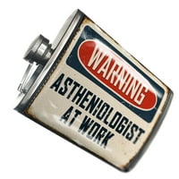 Tikvica upozorenje asteniolog na poslu vintage zabavni znak posla