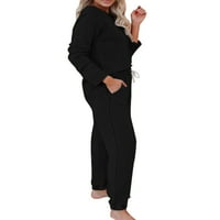 Cindysus Women za spavanje PJS noćna haljina Loungeward Home Odjeća Lounge Set Casual Pajamas setovi