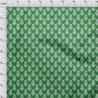Onuone viskozni dres zelene tkanine Blokiranje šivaći zanatske projekte Tkanini otisci dvorišta široko