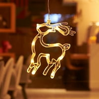 Farfi string lagana ukrasna jednostavna ugradnja izdržljiv božićni prozor Decor Fairy Light za dom