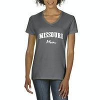 Arti - Ženska majica V-izrez kratki rukav, do žena Veličina 3XL - Missouri mama