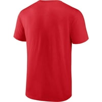 Muška fanatika brendirana crvena Chicago Blackhawks Wordmark Dvije majice