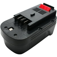 Zamjena baterije Black & Decker HPB18-opee - za crno-decker 18V HPB alat za električnu alat