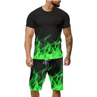 Floenr muške majice, muški modni casual odijelo 3D majica digitalne ispis