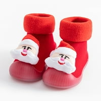 Leey-World Toddler cipele Božićne djece 3D čarape Baby crtane cipele Toddler Boys Slipper predrašuju