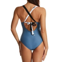 Tormeek ženski upravljački kostimi kukičani kukičani kupaći kostim V izrez visoki struk kupaći kupaći