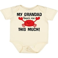 Inktastic Grand voli me unuke Crab poklon baby boy ili baby girl bodysuit