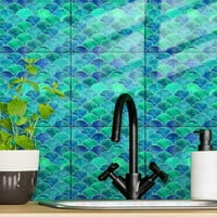 Mozaičke naljepnice za pločice naljepnica kupaonica kuhinja Splashback samoljepljiva pločica