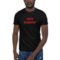 Crveni podaci naučnika s kratkim rukavima pamučna majica po nedefiniranim poklonima