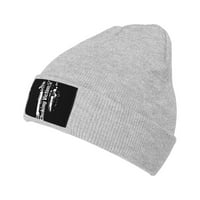 Žrtva gušenja r Nunise Hats Beanie Hip Hop Hats Knit Hats Winter kape za muškarce žene sive