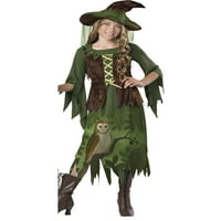 Divlje šume vještice Dječji dječji zli enchandred Halloween kostim-l