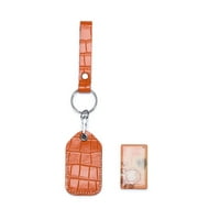 Ključ za ključeve Keychain Key Clip Clip za muškarce Žene sa ručnikom, pravokutnik narandžaste