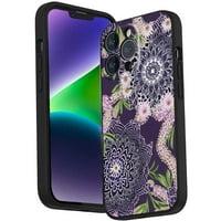 Floral-mandala-telefon, deginirani za iPhone Pro Case Muške žene, fleksibilna silikonska udarna futrola za iPhone Pro