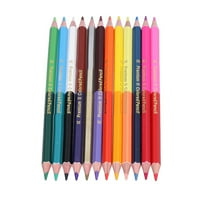 Obojene olovke, obojene olovke skiciraju dvostruku glavu za djecu