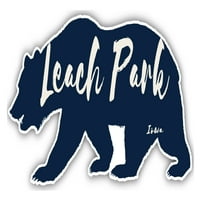 LEACH Park Iowa Suvenir Vinil naljepnica za naljepnicu za naljepnicu