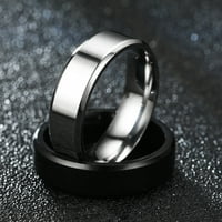 Mairbeon Wide Anti-hrđe Muška prstena od nehrđajućeg čelika Jednostavan izvrsni angažman prsten modni nakit