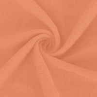 Zunfeo Cardigan džemperi za žene lagana kratkotrajna fit casual pletena rukava kratki rukav novi dolazak V-izrez T majice narančasta l