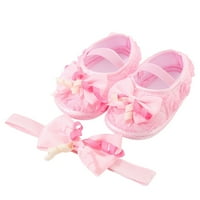 Cipele za djevojčice mališa sa dlakom za kosu modna mekana svestrana haljina cvijeća princeze dječje cipele