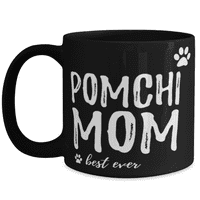 Pomchi mama 15oz šolja za kafu smiješna Pomchi Dog Mom Day Idea