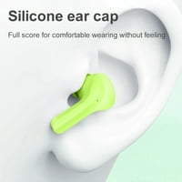 Alloet bežični slušalice Bluetooth kompatibilan 5. Prozirni digitalni uši
