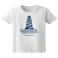 Život svjetionika poput okeanske majice žene - MIMage by Shutterstock, ženska velika