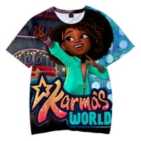 Karma's World 3D majice kratkih rukava Žene Muškarac Komedija Ležerna O-izrez Cartoon Streetwear Fashion