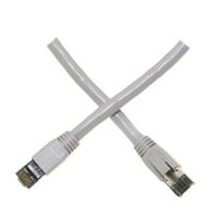 Cat Grey S FTP Ethernet patch kabel, oblikovano čizma, 40Gbps - 2000MHz, 4-par 24awg nasukan u obliku čistog bakra, RJ muškog, stopala