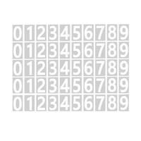 Mailbo brojevi za vanjske skupove 0- Reflektirajuće brojeve naljepnice Snažne samoljepljive brojeve