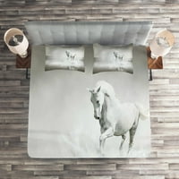 Konji set za pokrivanje, prevelizirani pokrivač za odličnu pokrivenost duž strana kreveta, komercijalna