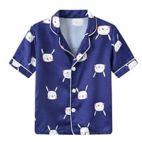 Little Boys Girls Pidžama Pajamas Prodaja Majica Dječja dječja dječaka Djevojke Crtani cvijet Print