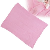 Swaddling pokrivač, pamučne višenamjenske bebe djeca ružičasta 70x90
