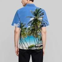 Apepal muškarci V-izret Ležerne prilike na Havajskim majicama Ležerne prilike na plaži Majice kratkih