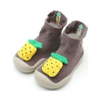 Leey-World Toddler cipele za bebe vezene voće kućne papuče crtane crtane papuče za obložene zimske djevojke