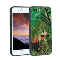Kompatibilan sa iPhone Plus futrolom telefona, cvjetna kućica Silikon zaštitnika za TEEN Girl Boy Case za iPhone Plus