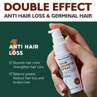 Serum za rast za kosu - Napredna aktualna formula za pomoć zdravu, snažnu kosu za muškarce i žene svih vrsta kose