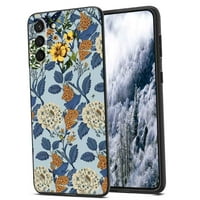 Plavo-cvjetni-william-morris-stil-leptiri-botanički-modeli i kupac telefona za Samsung Galaxy s za žene