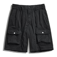 Yievit muški lounge kratke hlače Ljeto odobrenje modne vrećice lagane teretne kratke hlače s više džepovima