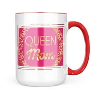Božić Cookie Tin Queen mama majčin dan vrući ružičasti i zlatni krug krug poklon za ljubitelje čaja