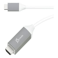 Obnovljen J Stvori JCC153G USB tipa CTOHDMI kabel 6 'siva