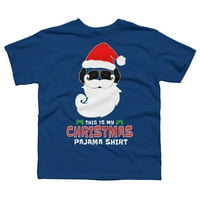 Ovo je moja božićna pidžama majica igrača video igra Santa Boys Royal Blue Graphic Tee - Dizajn od strane