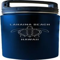 Lahaina Beach Hawaii Suvenir Oz ugravirana mornarica izolirana dvostruko zidna zidna čelična boca vode