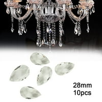Clear Glass Crystal Prism Drop DIY Privjesak Lusterski nakit Q6D9